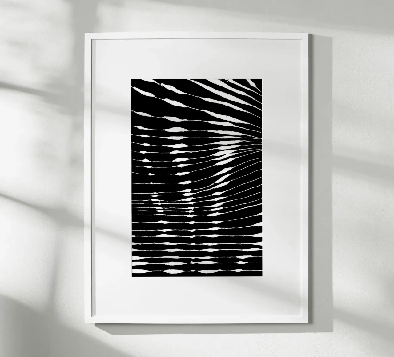IN MOTION poster con telaio in plastica da Grey Aaren