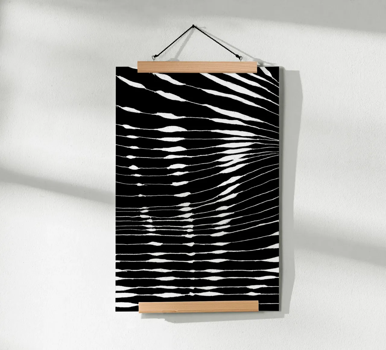 IN MOTION poster con telaio in plastica da Grey Aaren