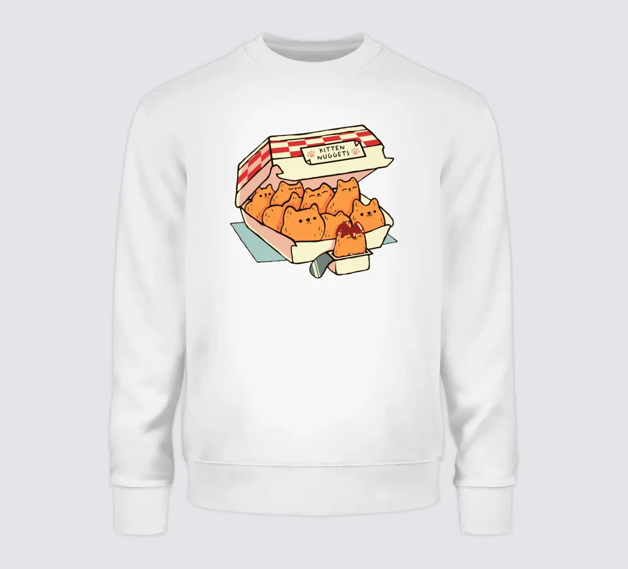 Kitten Nuggets Fast Food Cat felpa da Tobe Fonseca