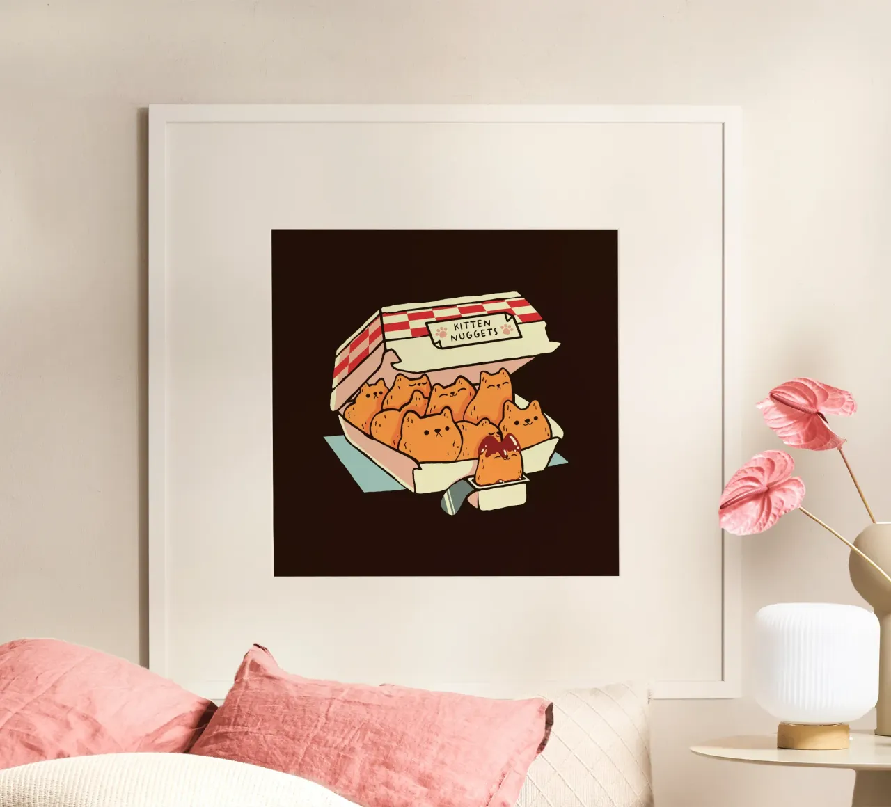 Kitten Nuggets Fast Food Cat carta hahnemühle da Tobe Fonseca