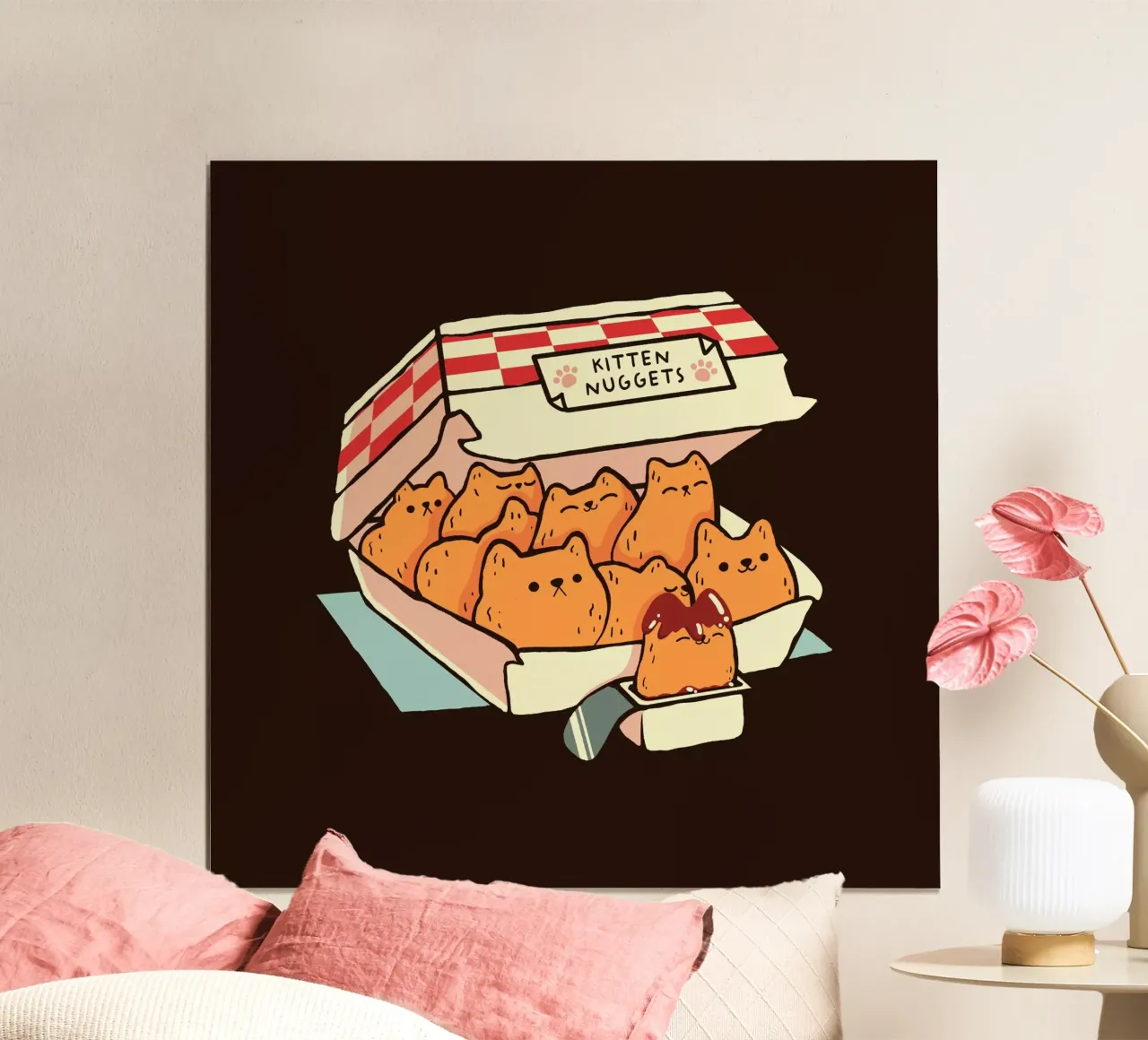 Kitten Nuggets Fast Food Cat carta hahnemühle da Tobe Fonseca