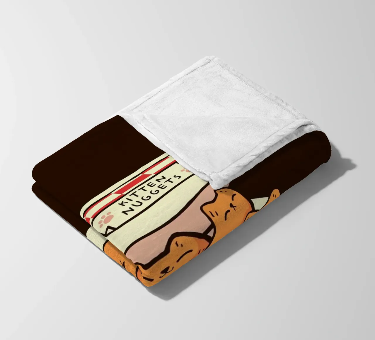Kitten Nuggets Fast Food Cat coperta in pile da Tobe Fonseca