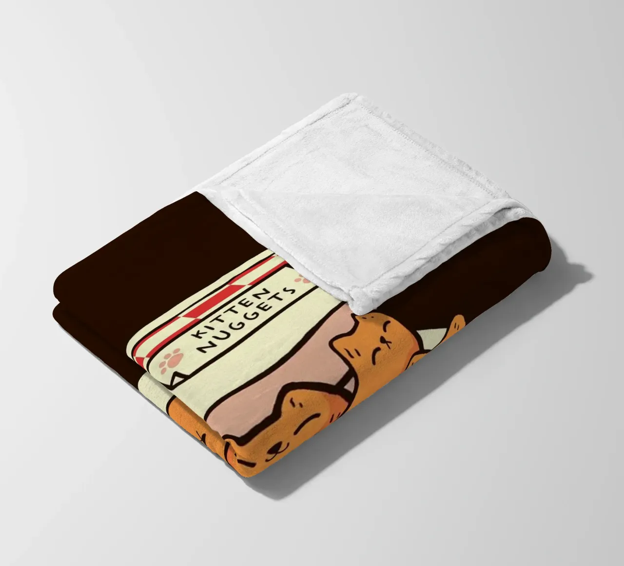 Kitten Nuggets Fast Food Cat coperta in pile da Tobe Fonseca