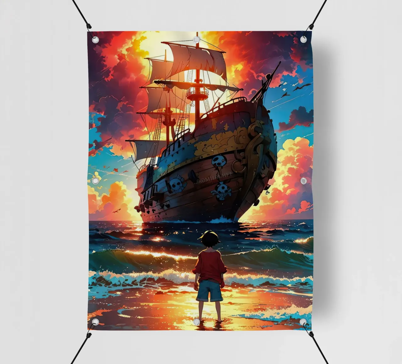UN PEZZO telo in pvc da posterindo