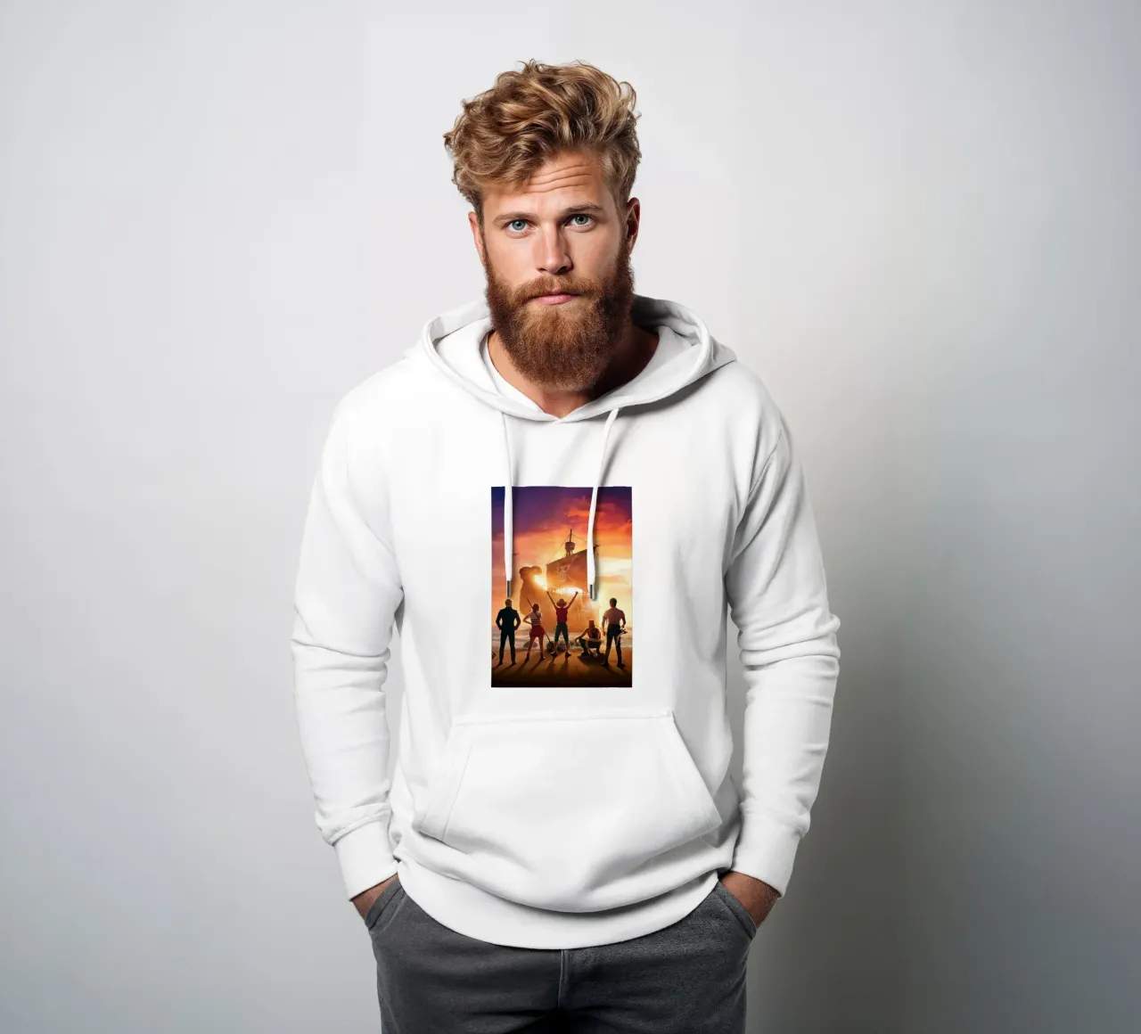 UN PEZZO felpa con cappuccio da posterindo