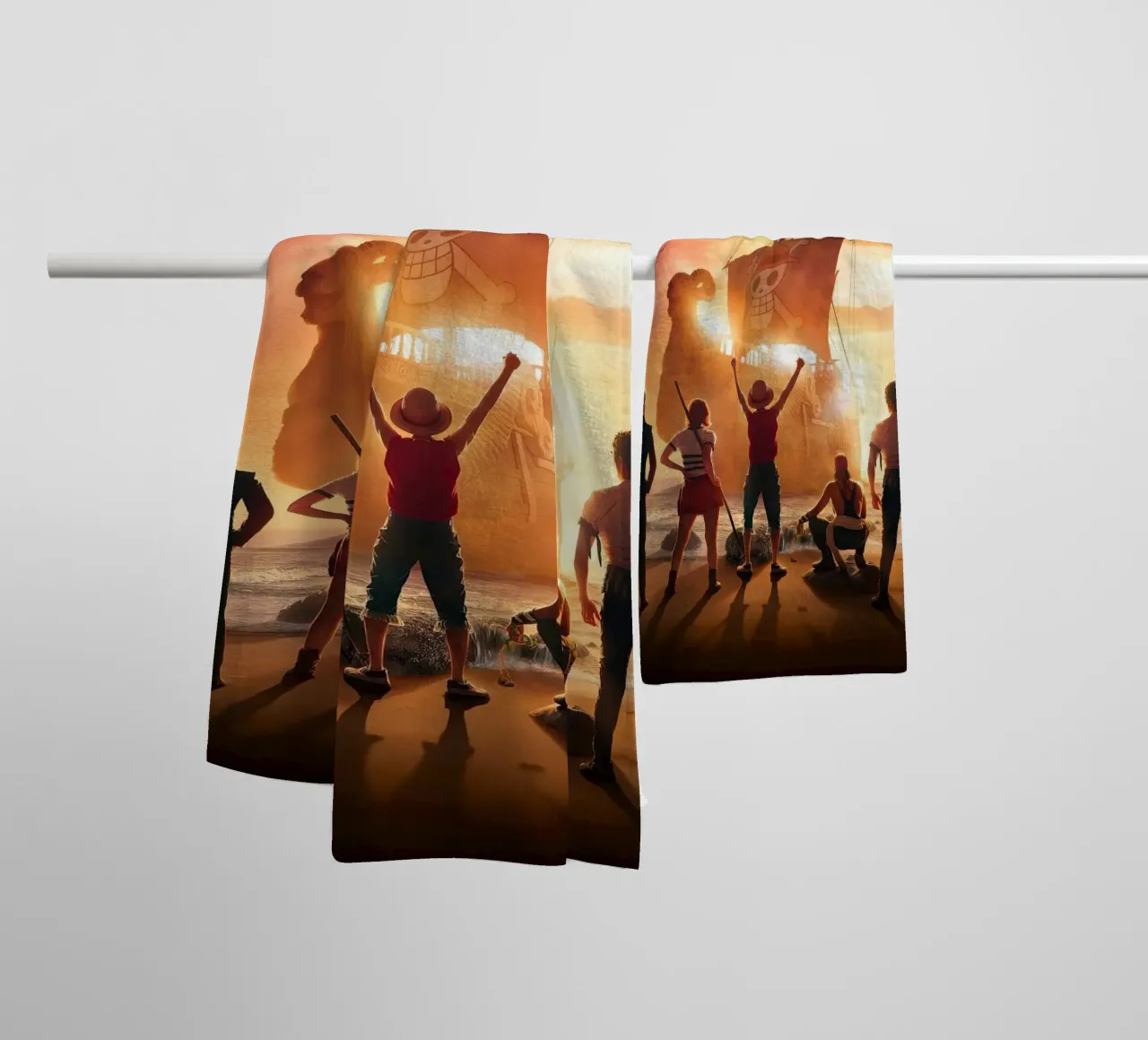 UN PEZZO asciugamano da bagno da posterindo
