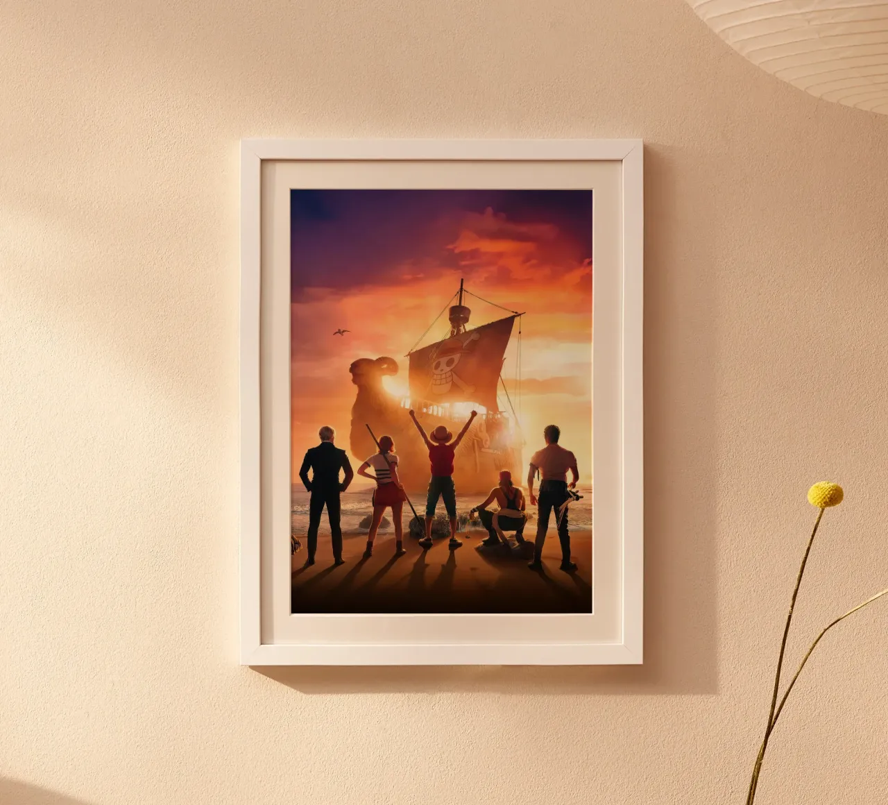 UN PEZZO poster con telaio in plastica da posterindo