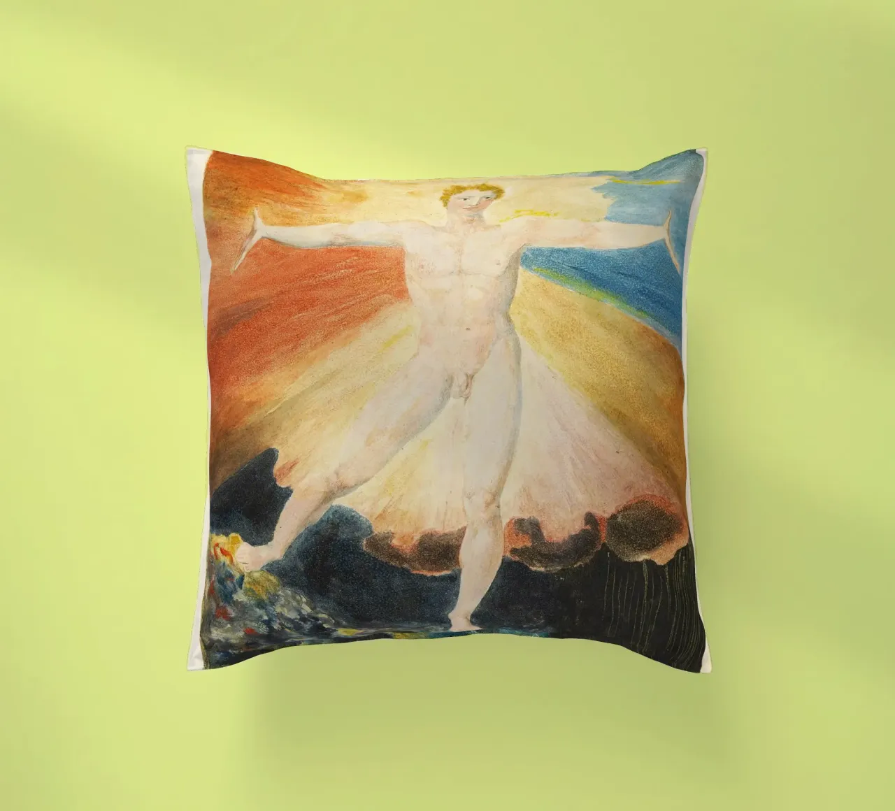 Albione - William Blake cuscino da Venus Art