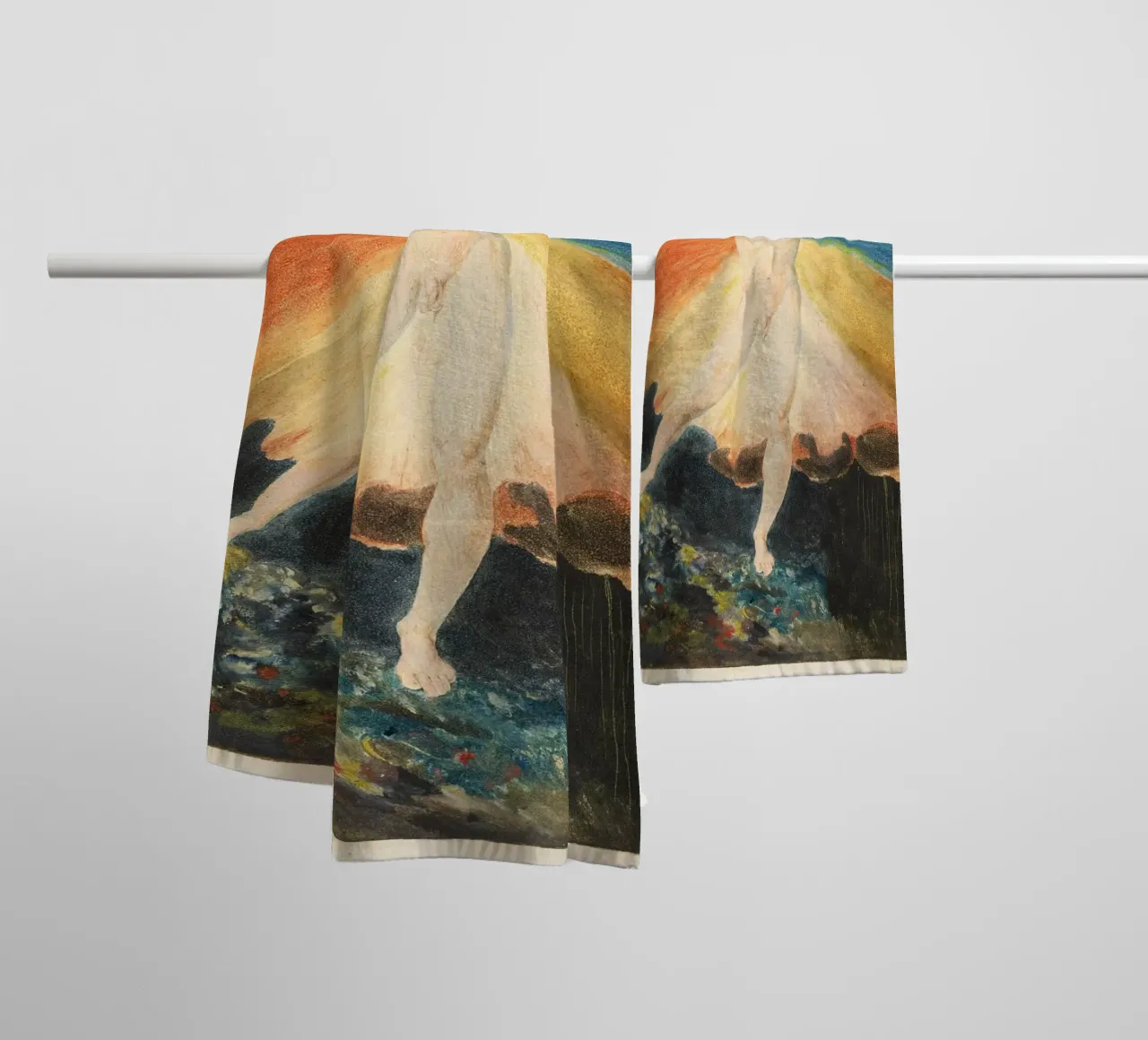 Albione - William Blake asciugamano da bagno da Venus Art