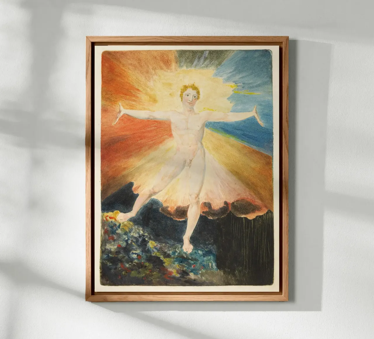 Albione - William Blake alluminio dibond da Venus Art