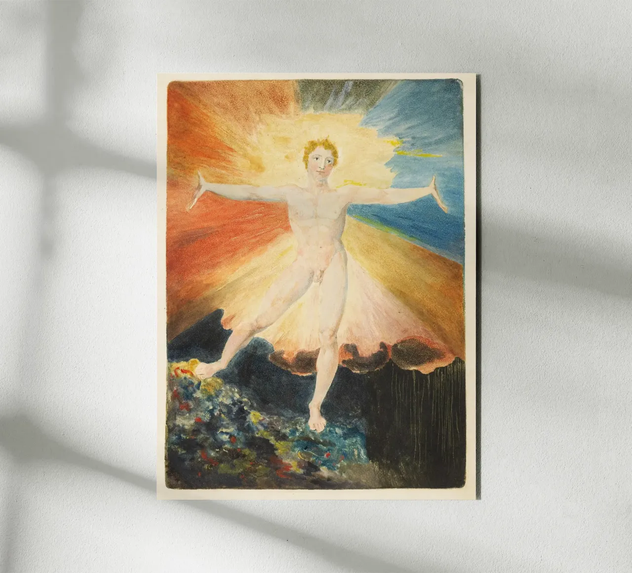 Albione - William Blake alluminio dibond da Venus Art