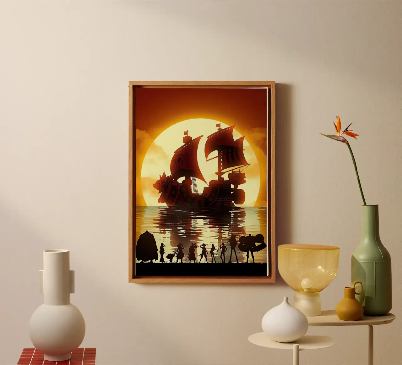 EINSTÜCK Leinwand mit Schattenfugenrahmen von posterindo