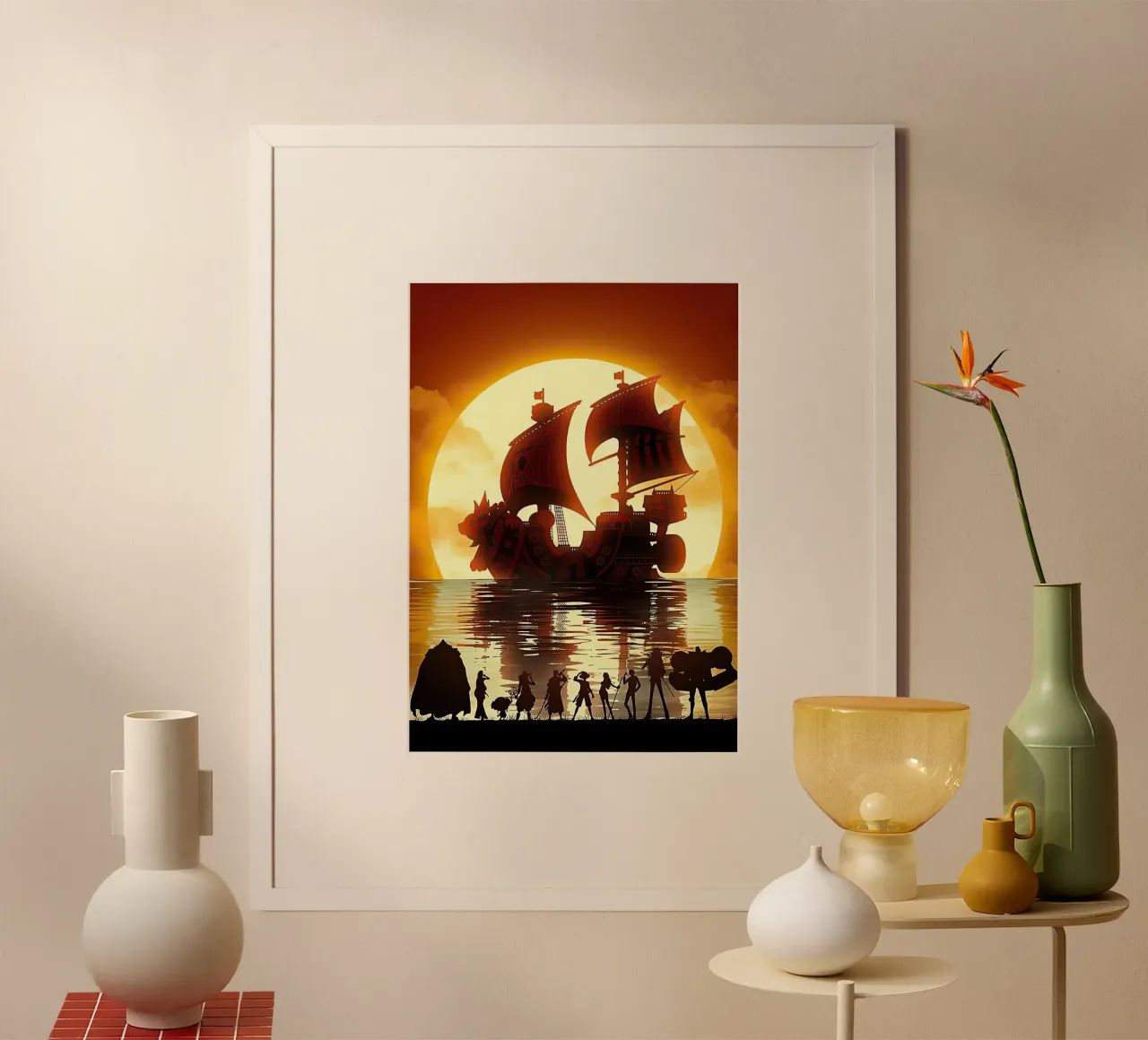 UN PEZZO poster con telaio in plastica da posterindo