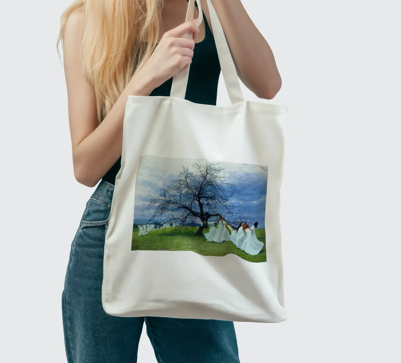 Canzone di primavera - Maximilian Lenz borsa in juta da Venus Art
