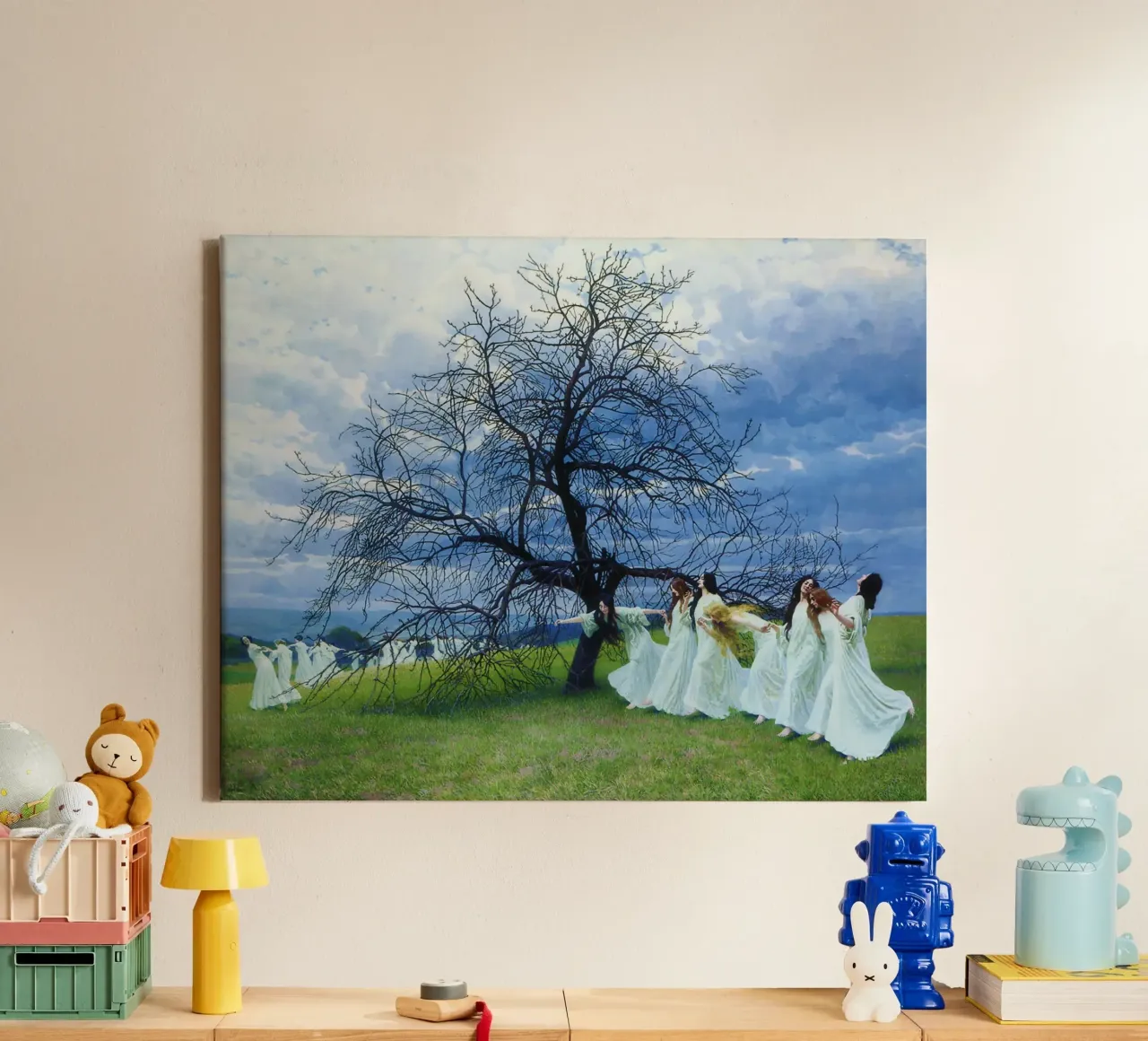 Lentelied - Maximilian Lenz canvas met Baklijst van Venus Art