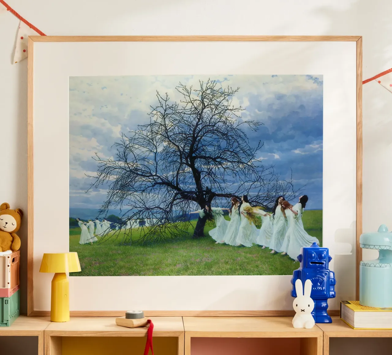 Canzone di primavera - Maximilian Lenz poster con telaio in alluminio da Venus Art