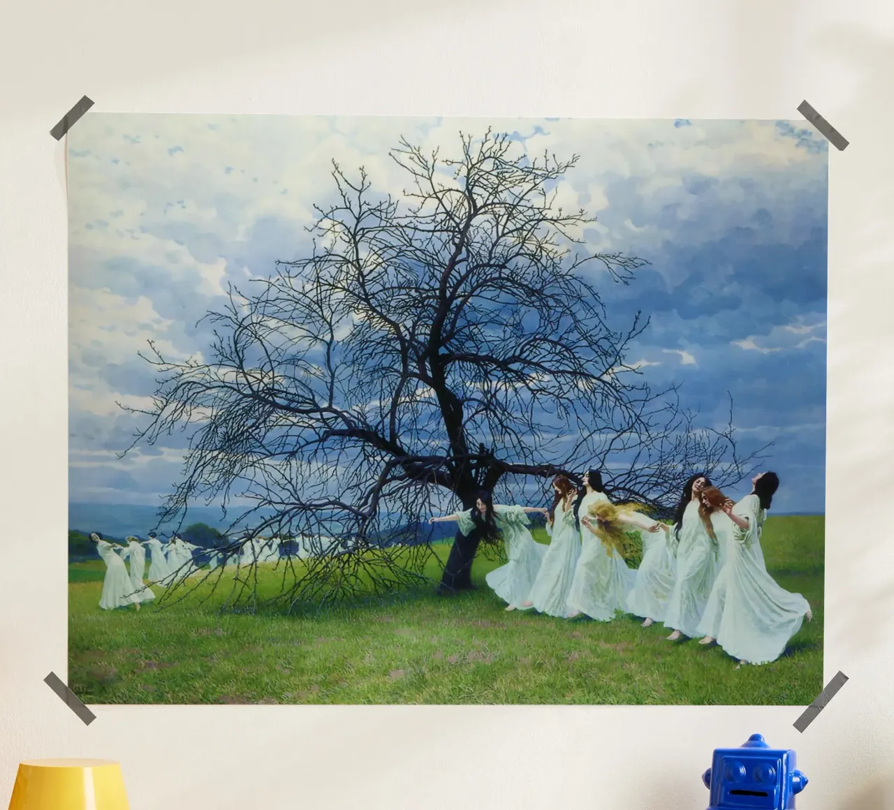 Canzone di primavera - Maximilian Lenz poster con telaio in alluminio da Venus Art