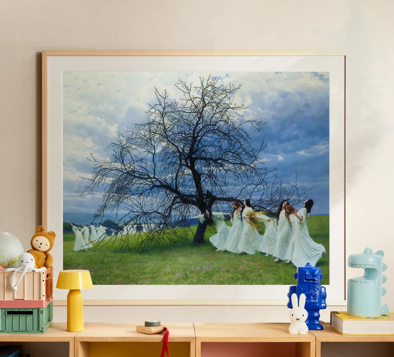 Canzone di primavera - Maximilian Lenz poster con telaio in alluminio da Venus Art