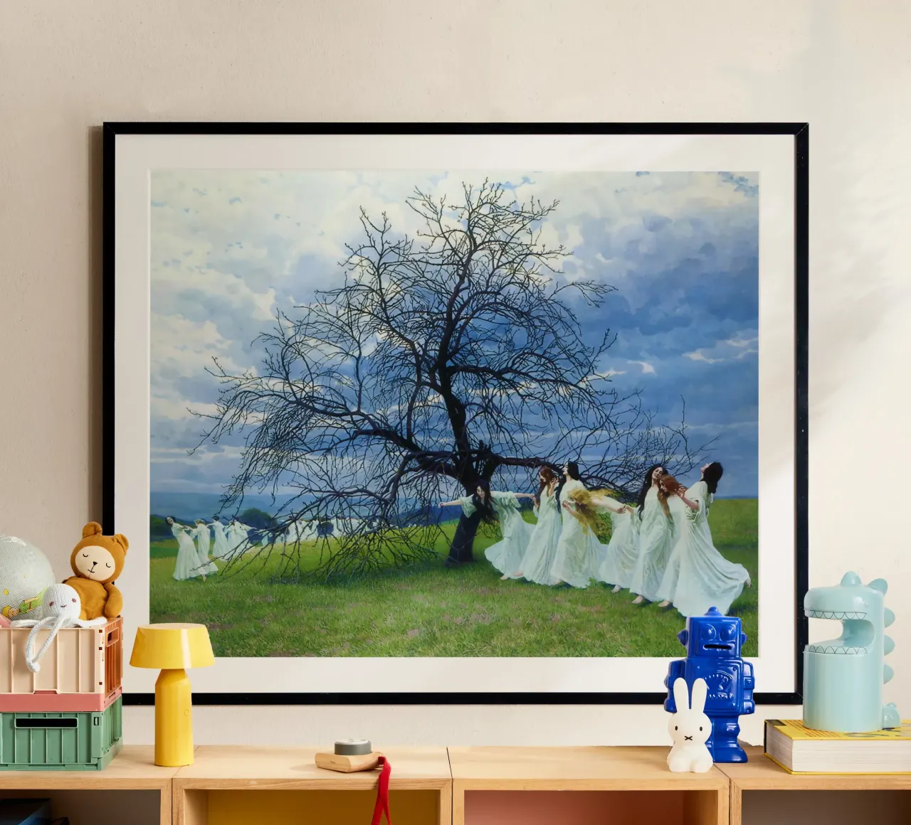 Canzone di primavera - Maximilian Lenz poster con telaio in alluminio da Venus Art