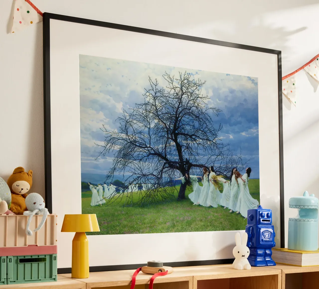 Canzone di primavera - Maximilian Lenz poster con telaio in alluminio da Venus Art