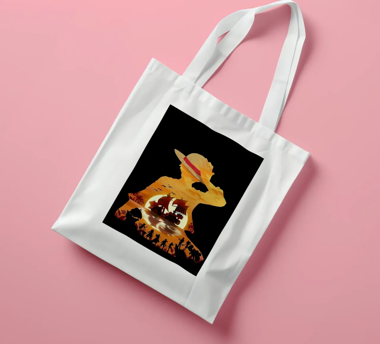 UN PEZZO borsa in juta da posterindo
