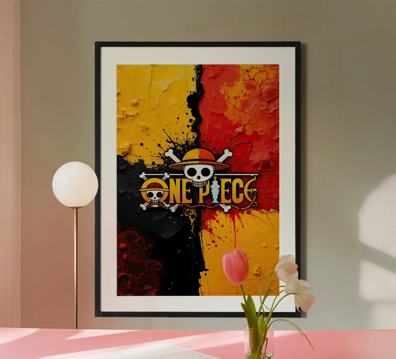 UN PEZZO poster con telaio in plastica da posterindo
