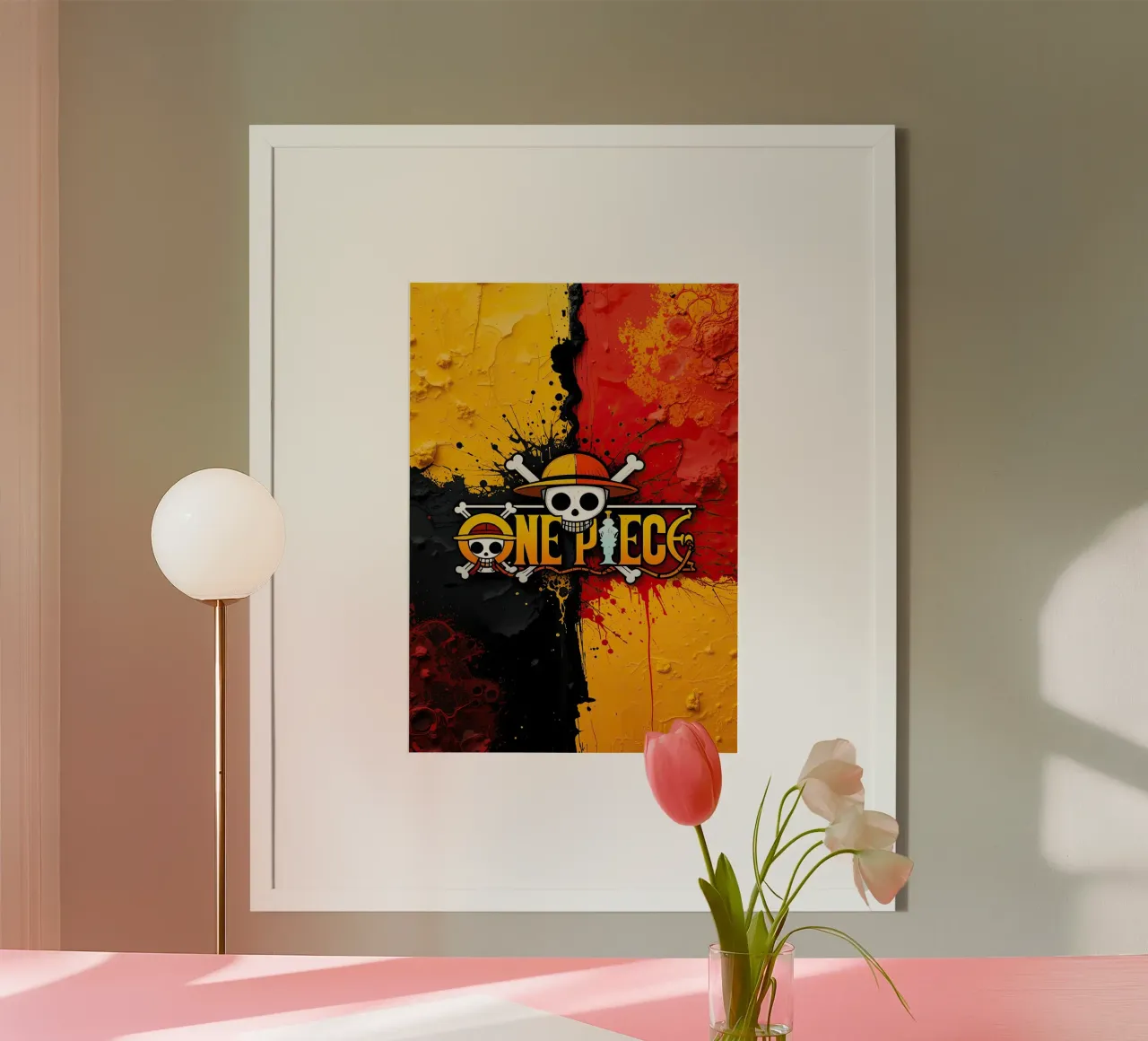 UN PEZZO poster con telaio in plastica da posterindo