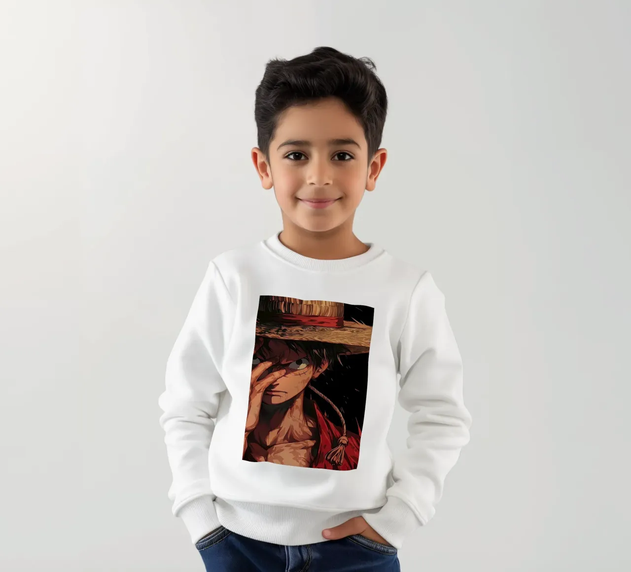 UN PEZZO felpa bambino da posterindo