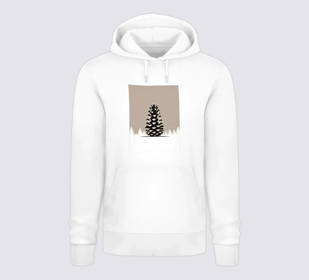 Pigna invernale felpa con cappuccio da Botanical Gallery