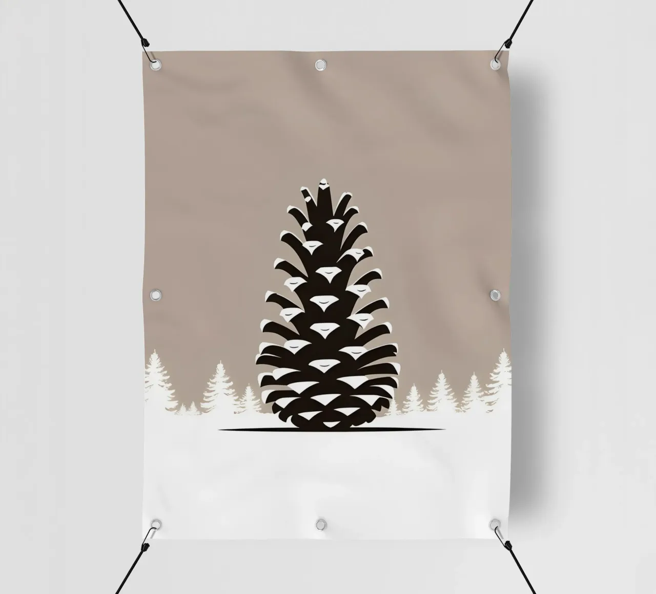 Pigna invernale telo in pvc da Botanical Gallery