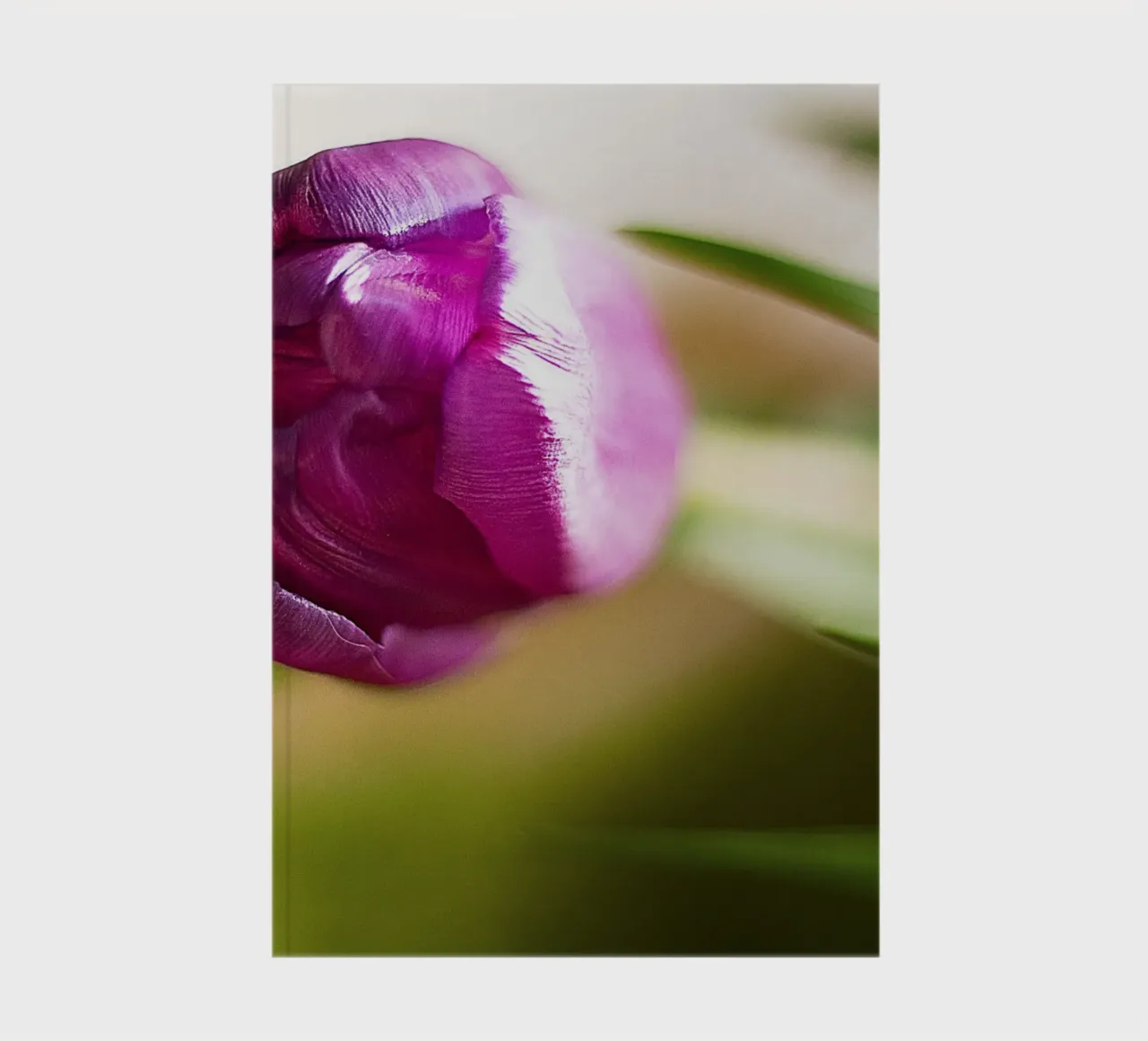 Tulip Close-Up Mood #1 – Artistic Wall Print notebook by jay