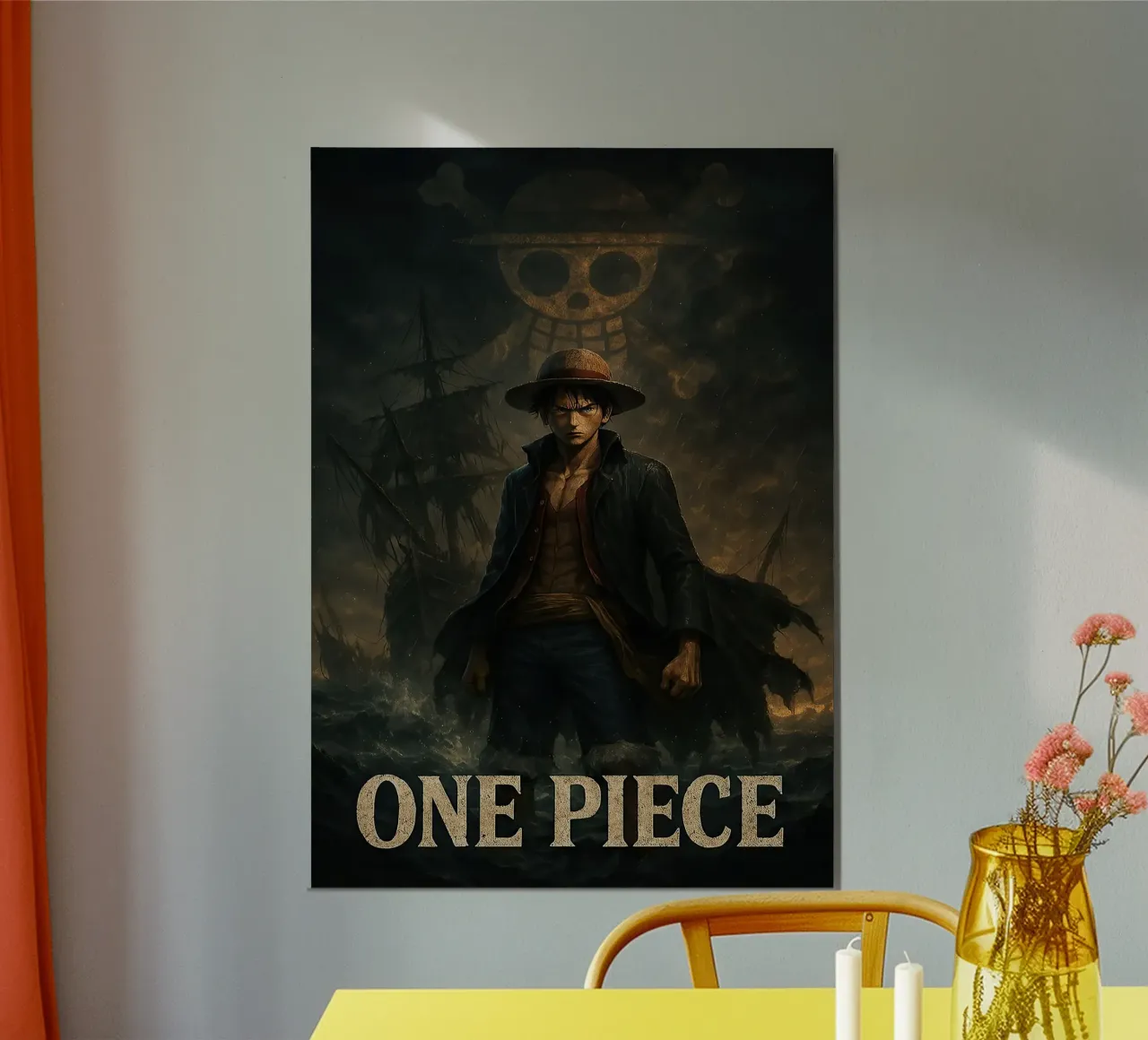 ONE PIECE poster con telaio in plastica da posterindo