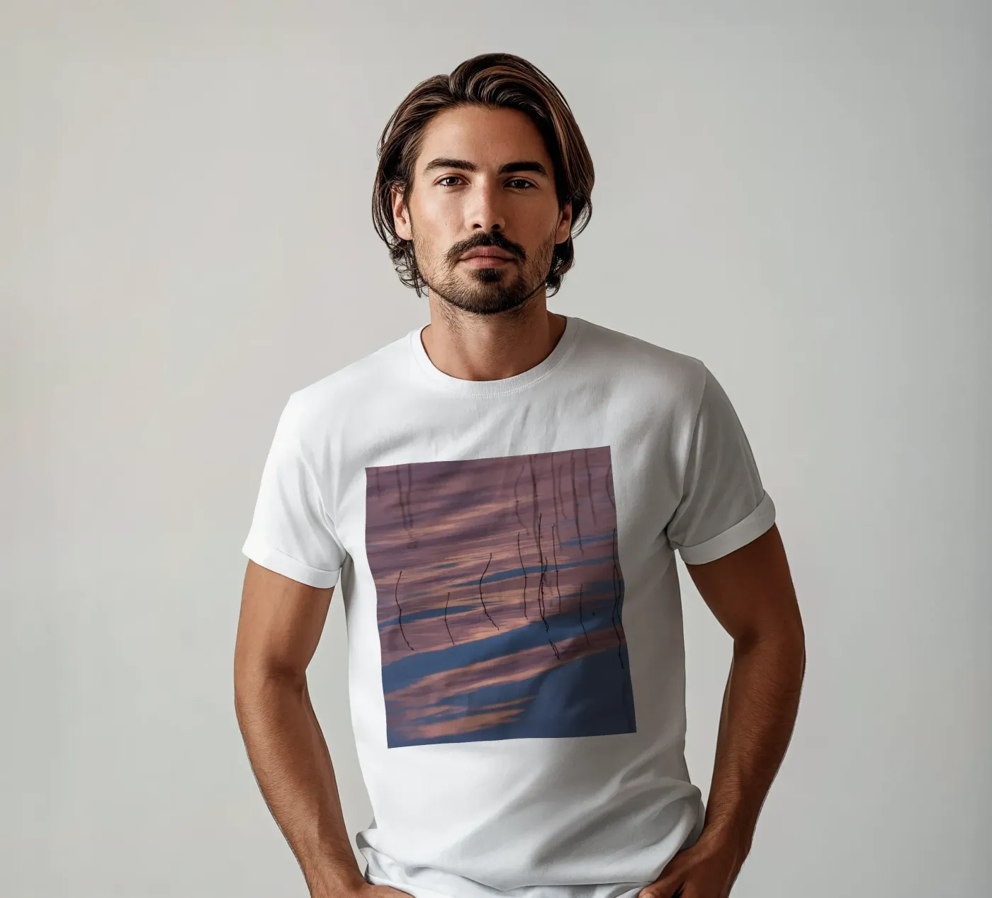 Clouds reflections t-shirt da Carol Maia