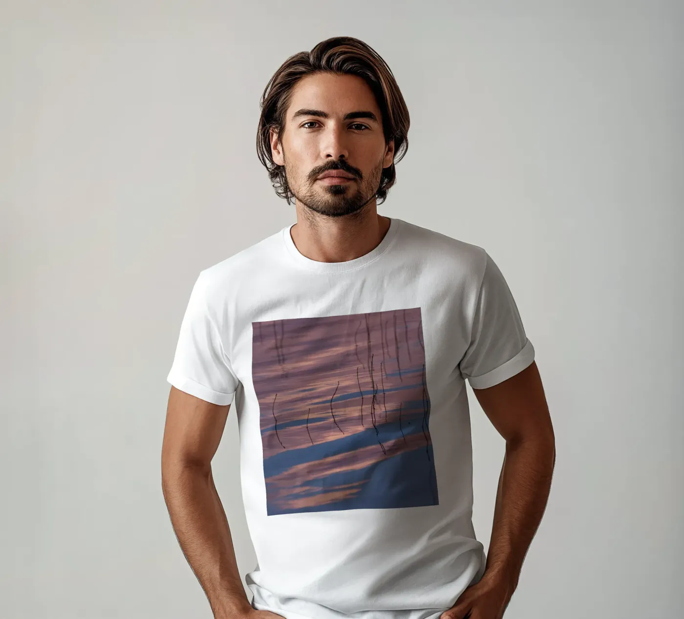 Clouds reflections t-shirt da Carol Maia