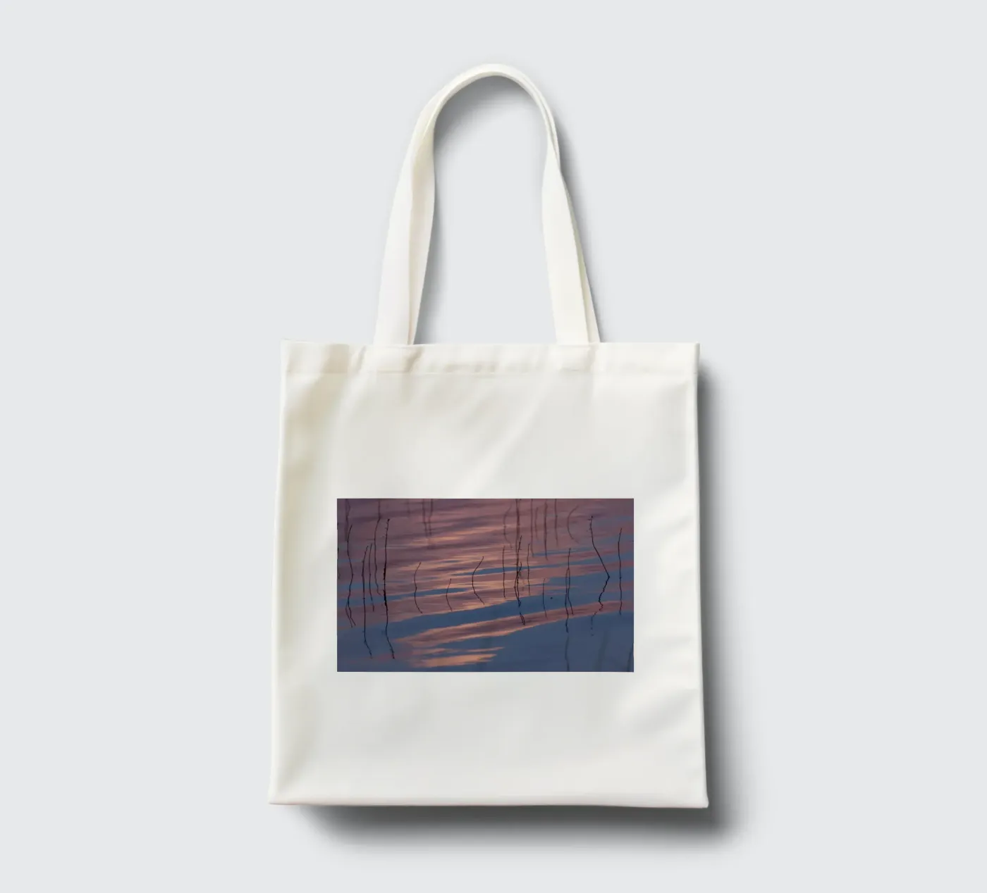 Clouds reflections tote bag by Carol Maia