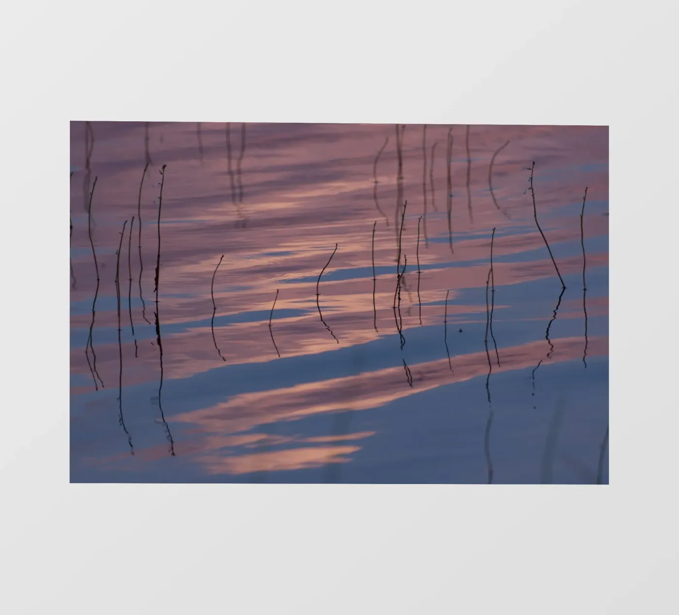 Clouds reflections PVC Plane von Carol Maia