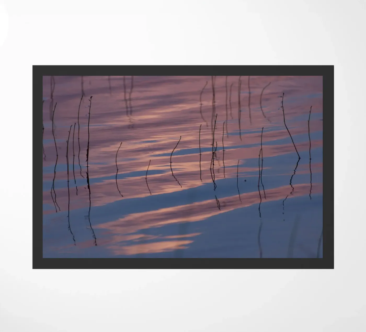 Clouds reflections Fußmatte von Carol Maia