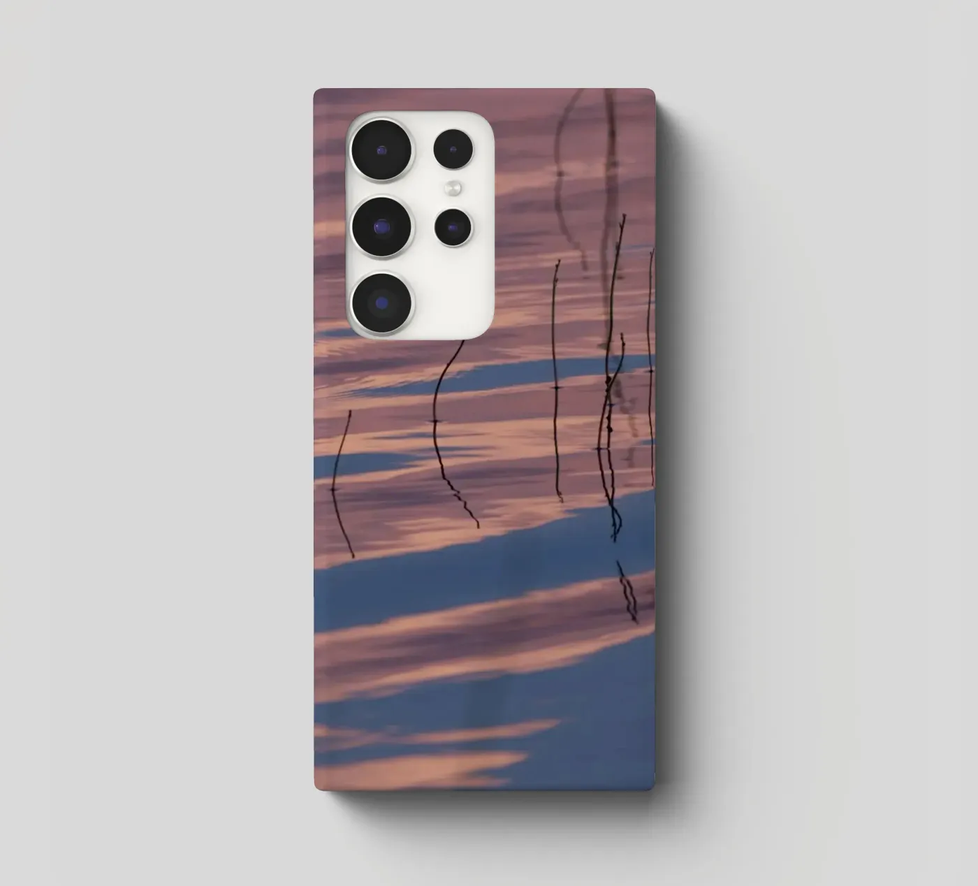 Clouds reflections samsung phone case by Carol Maia