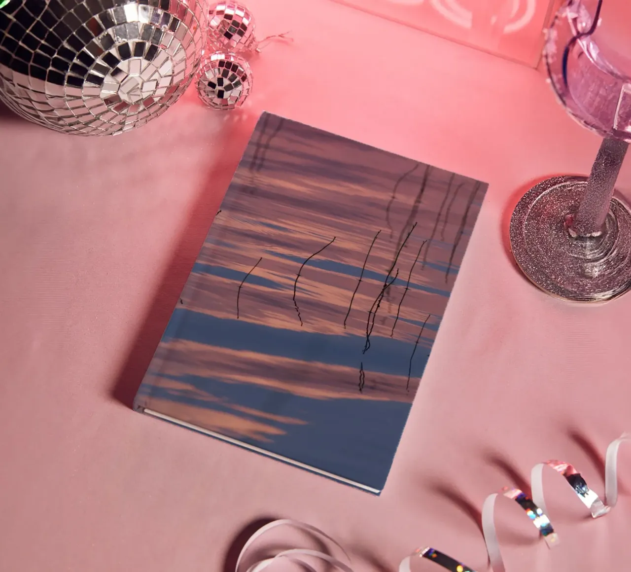 Clouds reflections notebook by Carol Maia