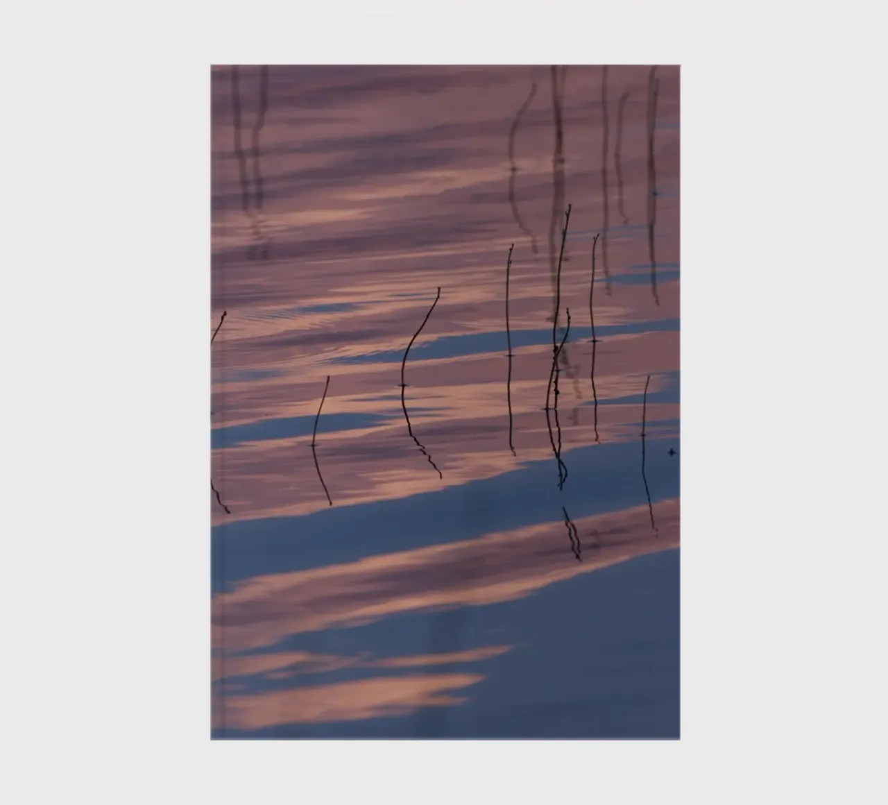 Clouds reflections notebook by Carol Maia