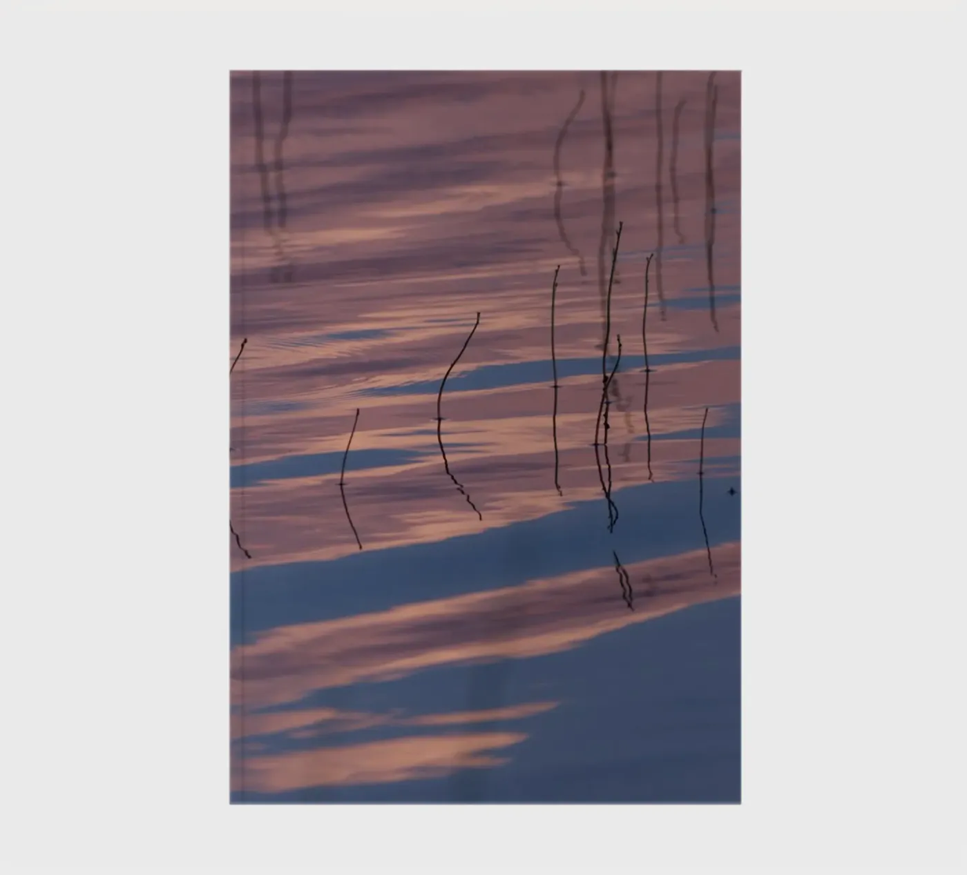 Clouds reflections notebook by Carol Maia