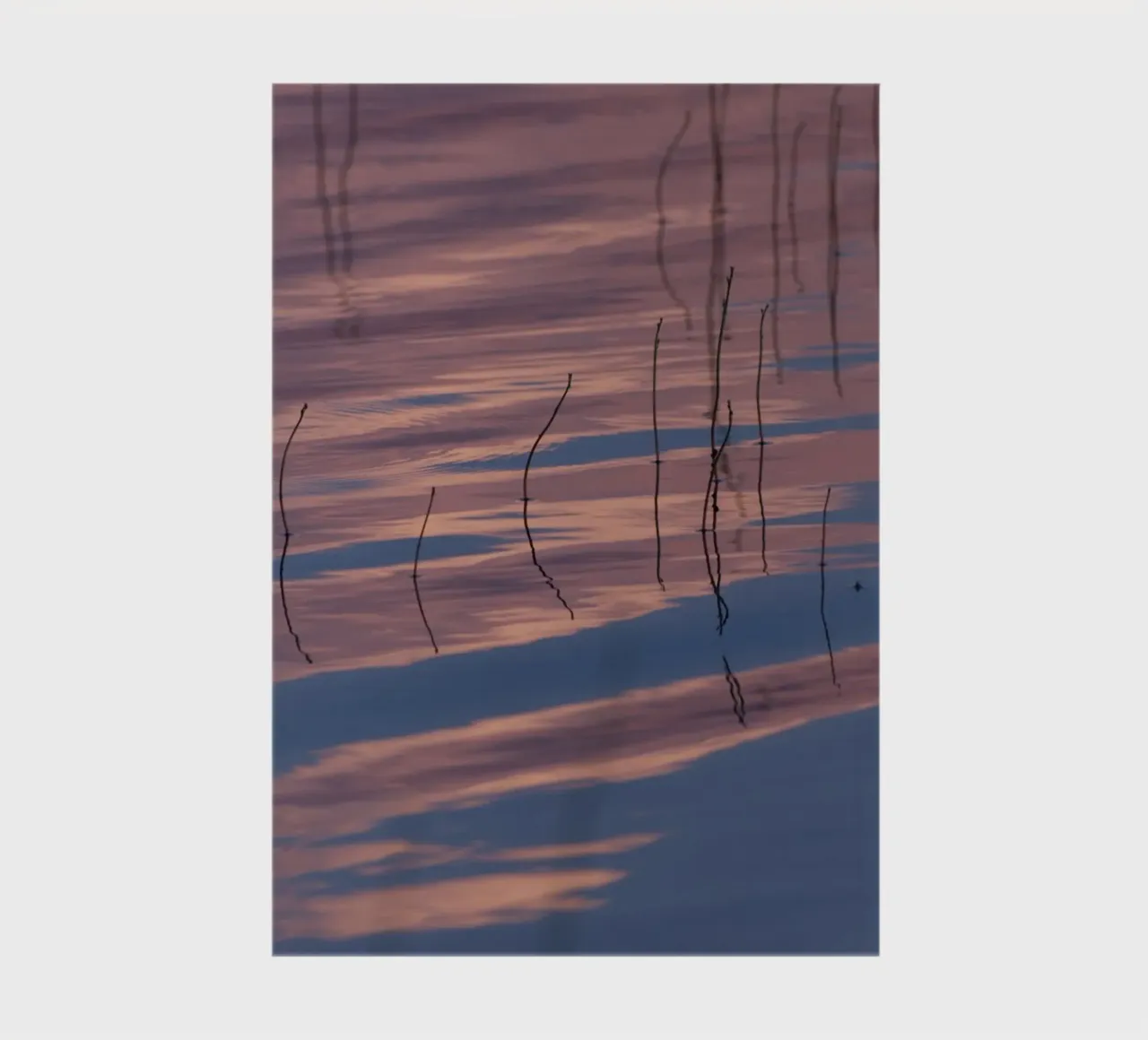 Clouds reflections notebook by Carol Maia