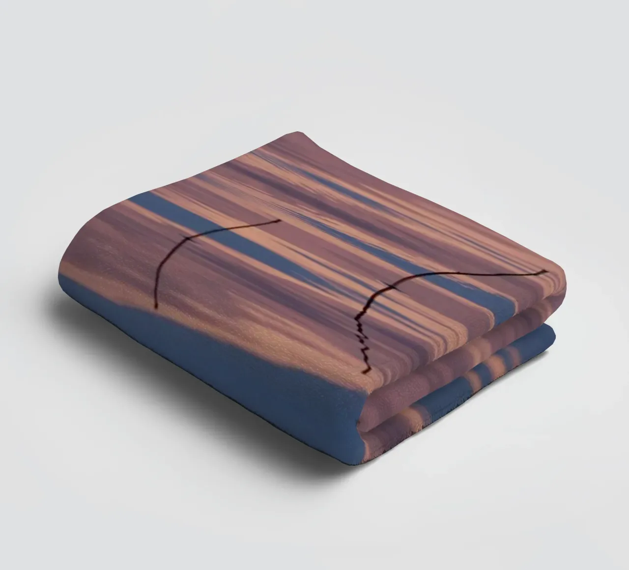 Clouds reflections towel by Carol Maia