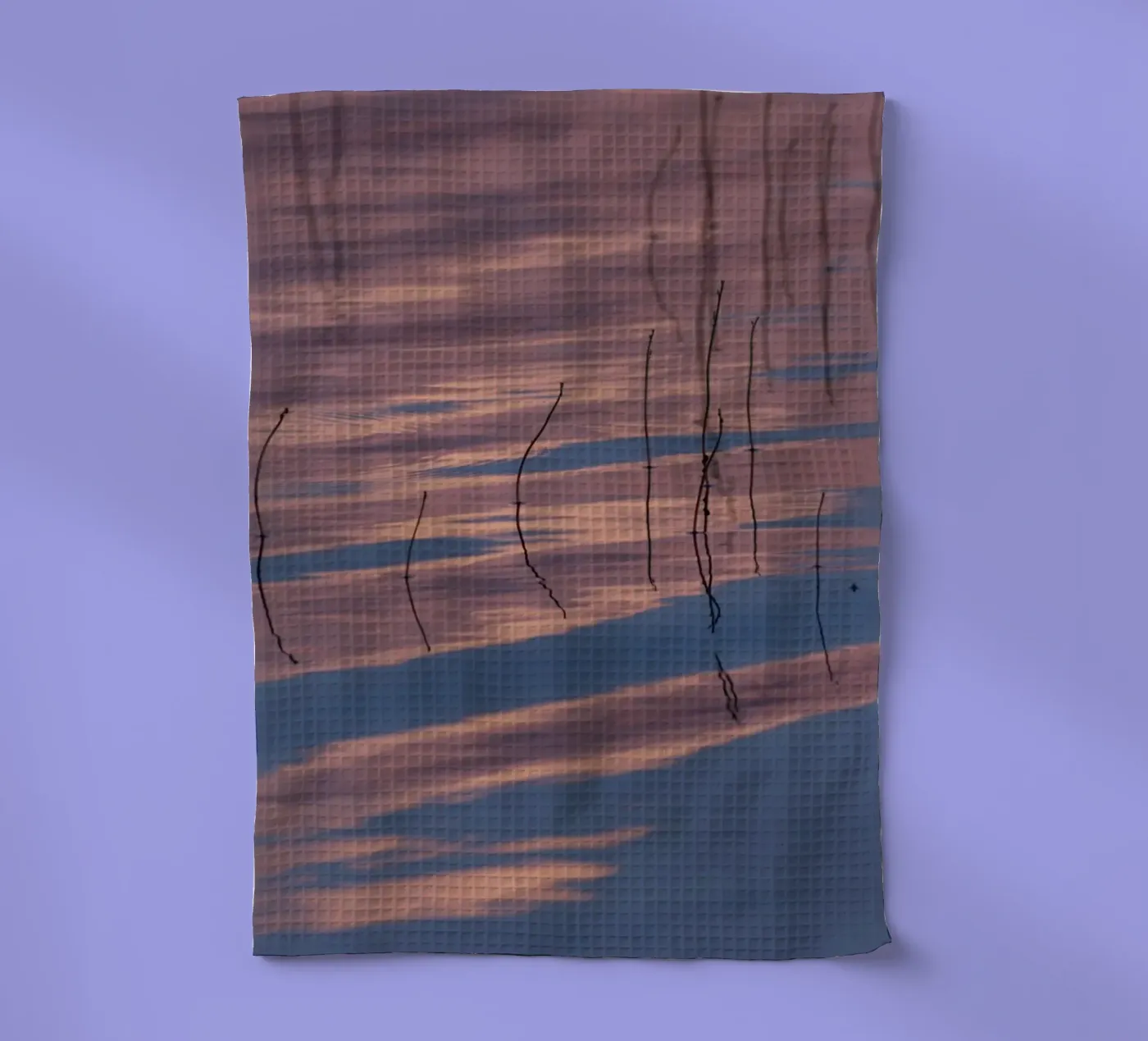 Clouds reflections theedoek van Carol Maia