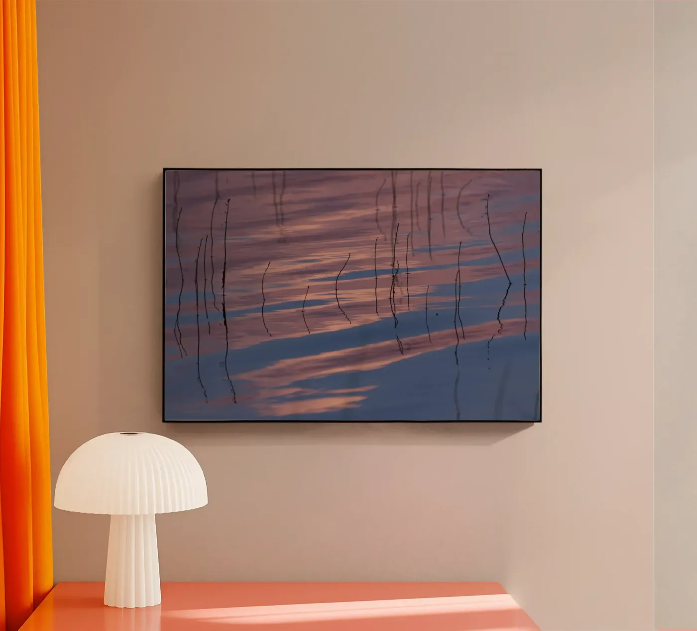 Clouds reflections acryl van Carol Maia