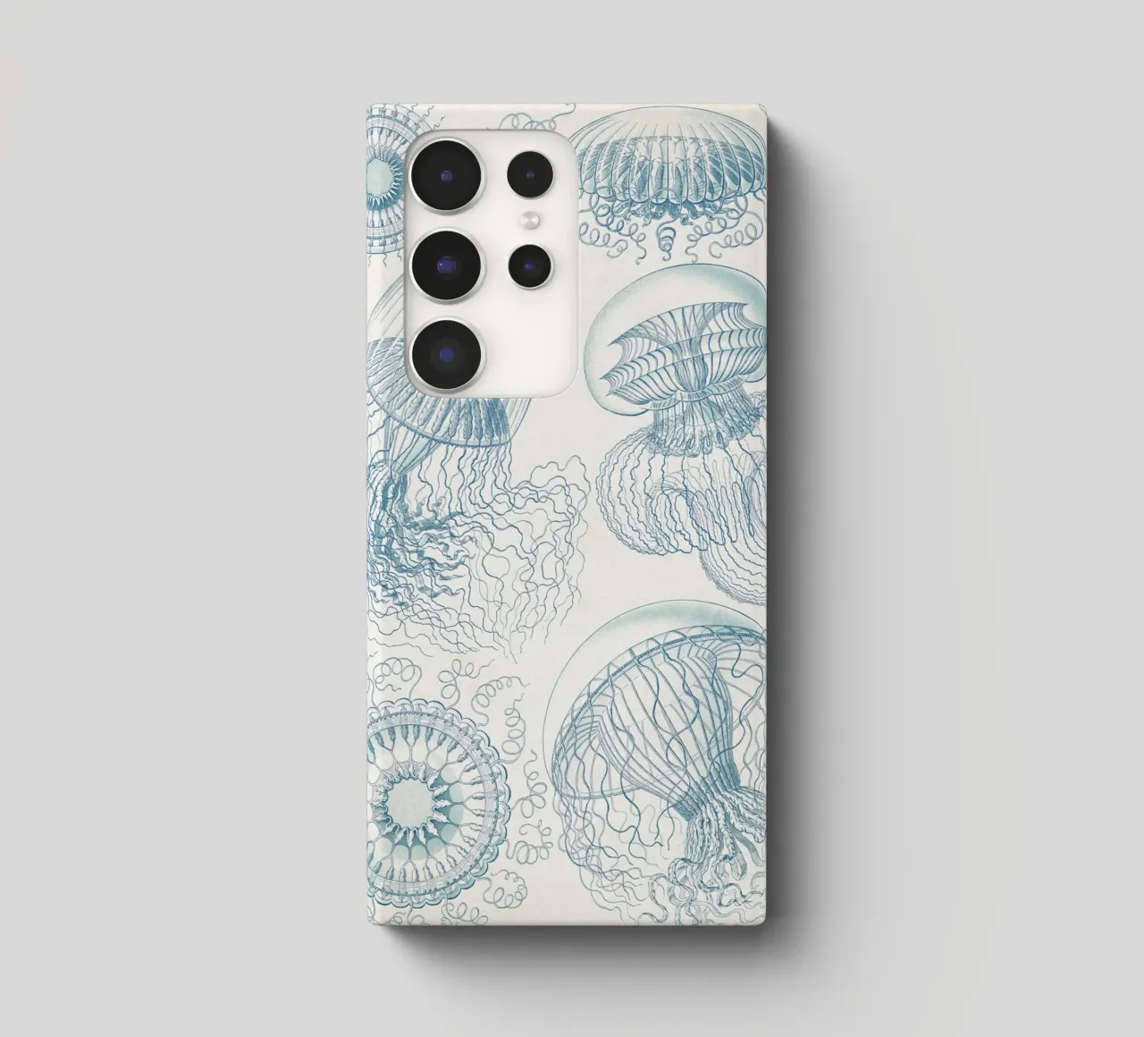 Vintage Haeckel 6 Tafel 36 Faltenquallen samsung phone case by Vintage Print Collection