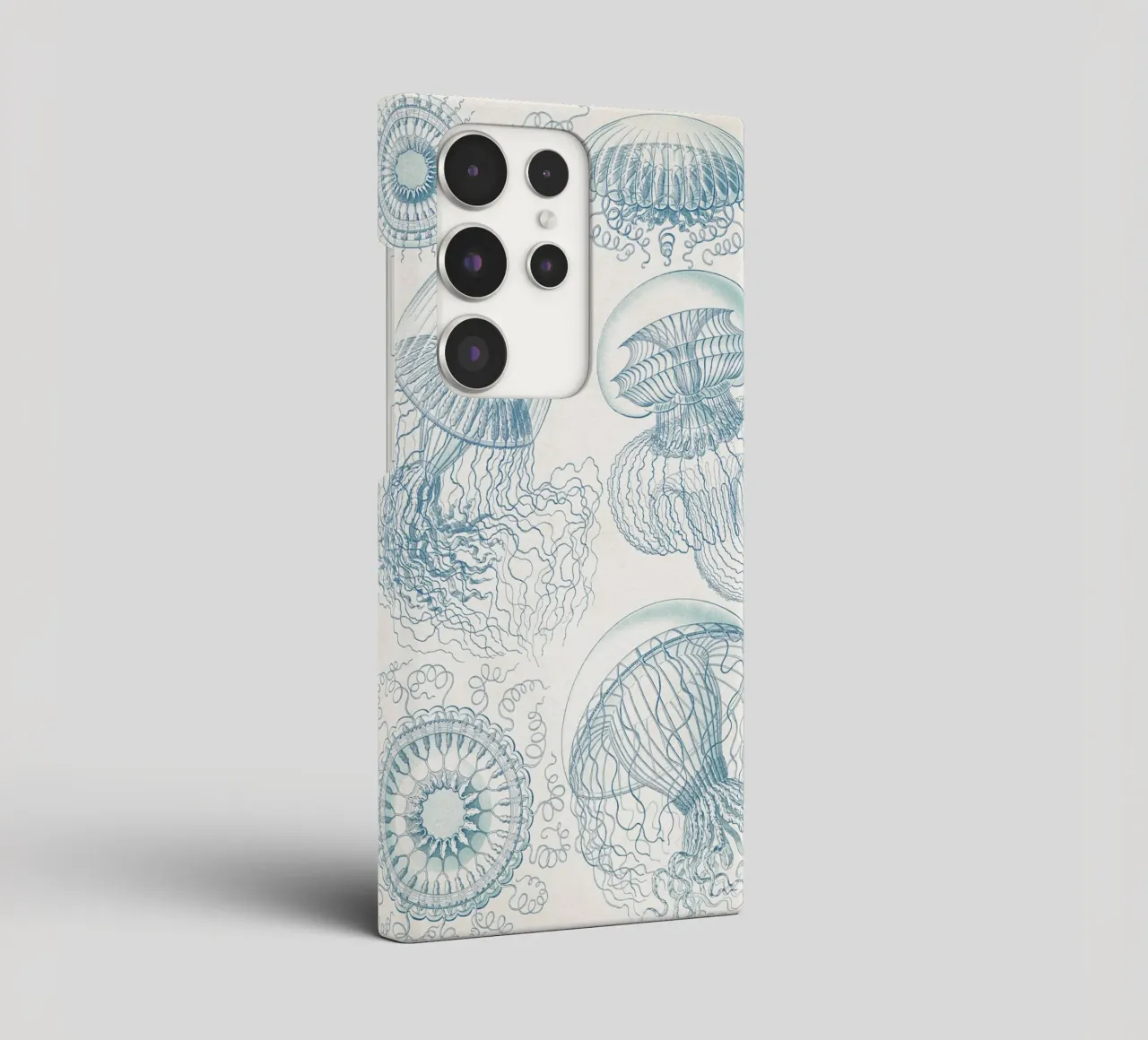 Vintage Haeckel 6 Tafel 36 Faltenquallen samsung phone case by Vintage Print Collection