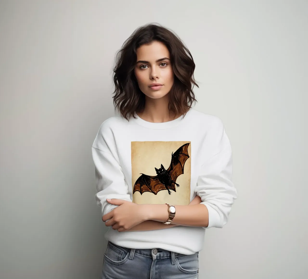 Pipistrello felpa da knowledge