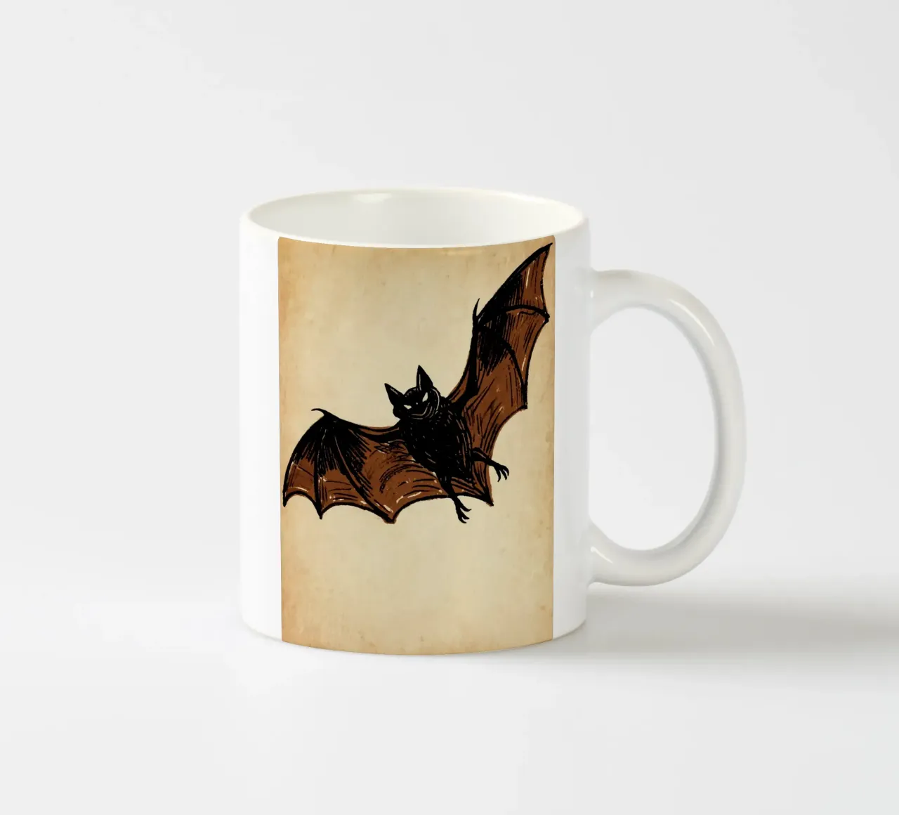 Pipistrello tazza in ceramica da knowledge