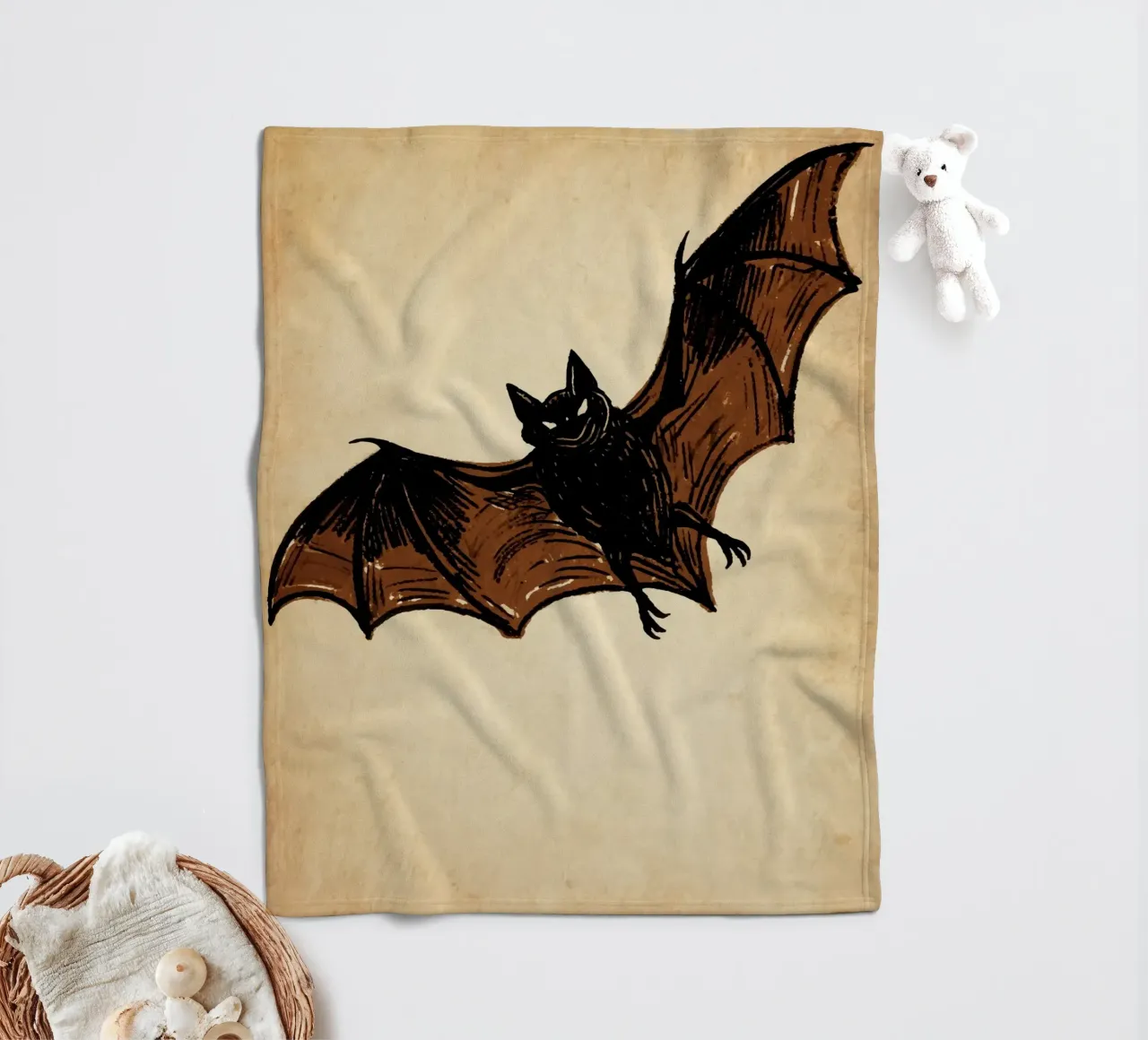 Pipistrello coperta in pile da knowledge